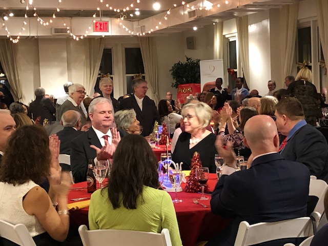 Spirit of Christmas 2019 Attendees seated at tables