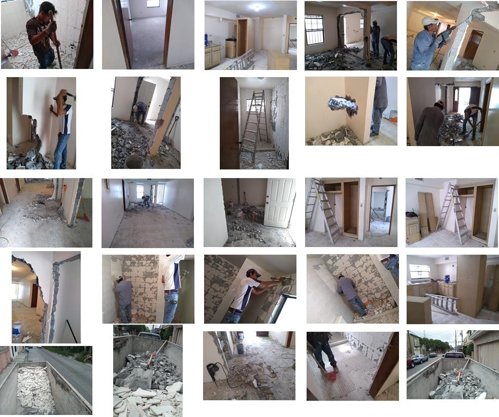 Collage of construction images 6